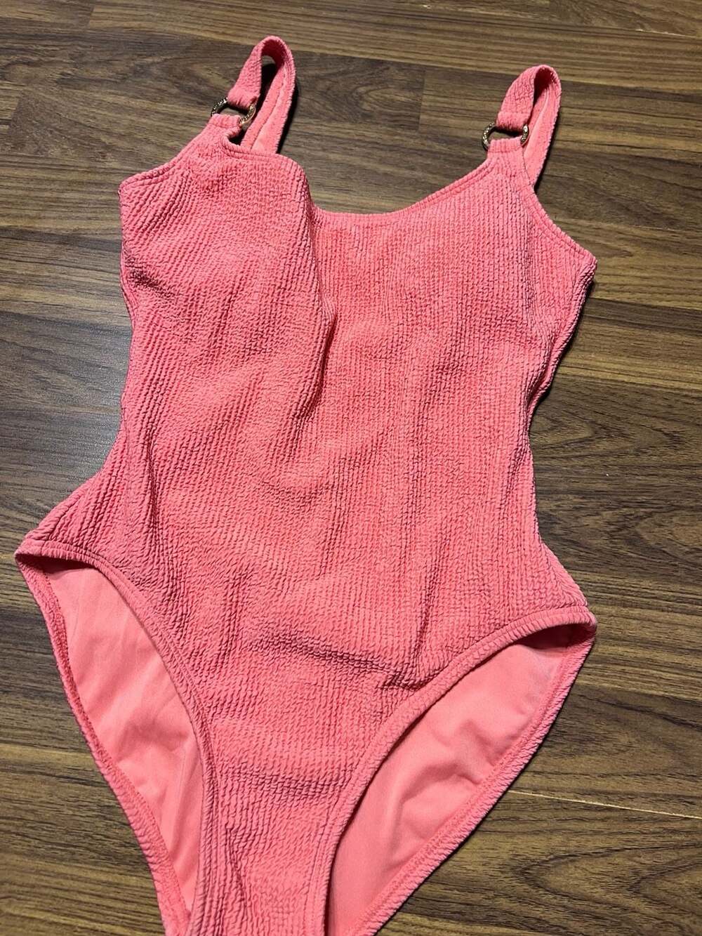 Michael Kors SANGRIA Logo One-Piece Swimsuit, US 8 - Picture 2 of 7